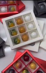 Premium El Yapımı Dolgulu Çikolata Kutusu – 9’lu Gurme Özel Seri Hediyelik